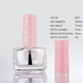 high quality refillable portable empty clear 15ml cosmetic glass nail polish bottle for sale